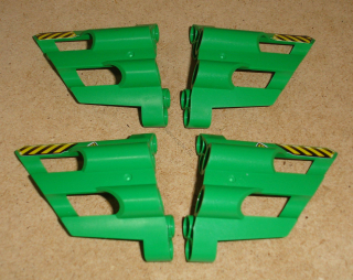 Lego 528297-X (32190, 32191) technic panel s nálepkami 4 ks POUŽITÉ