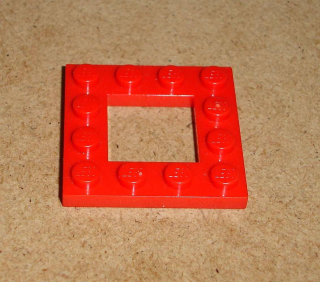Lego 261175 (64799) destička speciální 4x4 s dírou 2x2 1 ks POUŽITÉ