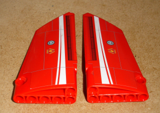 Lego 529667-5X (64392, 64682) technic panel s nálepkou 1 pár POUŽITÉ