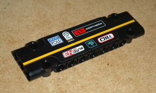 Lego 530286-4 (15458) technic panel 3x11x1 s nálepkou 1 ks POUŽITÉ