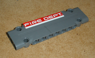 Lego 530316-2 (15458) technic panel 3x11x1 s nálepkou 1 ks POUŽITÉ