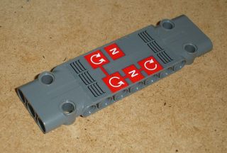 Lego 530316-3 (15458) technic panel 3x11x1 s nálepkou 1 ks POUŽITÉ