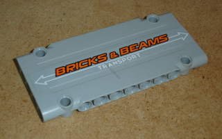 Lego 530396-2 (64782) technic panel 5x11x1 s nálepkou 1 ks POUŽITÉ
