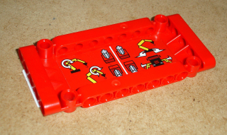Lego 530416-2 (64782) technic panel 5x11x1 s nálepkou na obou stranách 1 ks POUŽITÉ