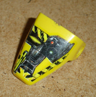 Lego 502315 (x209pb08) technic throwbot visor s potiskem 1 ks POUŽITÉ
