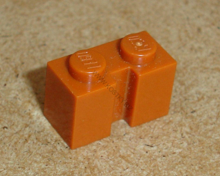 Lego 151515 (4216) kostky speciální s drážkou 1 ks POUŽITÉ