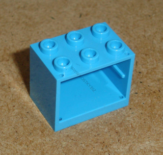Lego 925012 (4532b) polička, skříňka 2x3x2 1 ks POUŽITÉ