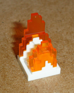 Lego 928752 (59233pb02) plameny minecraft 1 ks POUŽITÉ