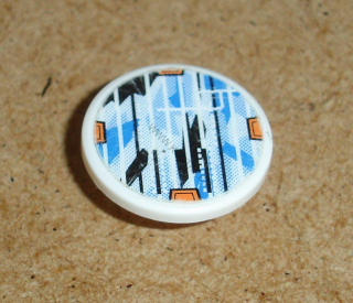 Lego 939098 (30261pb012) dopravní značka s nálepkou (solární panel) 1 ks POUŽITÉ