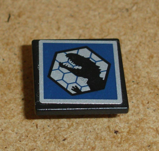 Lego 939434 (15210pb006) značka s nálepkou (dinosaurus) 1 ks POUŽITÉ