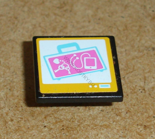 Lego 939580 (15210pb010) značka s nálepkou (rentgen zavazadel) 1 ks POUŽITÉ