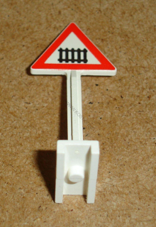 Lego 939784 (649p01) dopravní značka (lehce zežloutlé) 1 ks POUŽITÉ