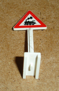Lego 939808 (649pb06a) dopravní značka (horší stav) 1 ks POUŽITÉ