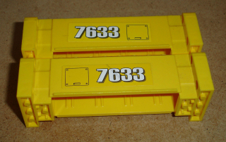 Lego 928275-2X (52041) část jeřábu 4x12x3 s nálepkou 2 ks POUŽITÉ