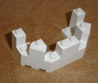 Lego 942032 (6066) hradová kostka 1 ks POUŽITÉ