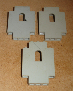 Lego 607150-3X (4444) panel 2x5x6 zeď s oknem, hrady (poškrábané viz foto) 3 ks POUŽITÉ