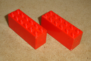 Lego 153835-2X (73090b) část vlaku závaží (horší stav viz foto, vrypy) 2 ks POUŽITÉ