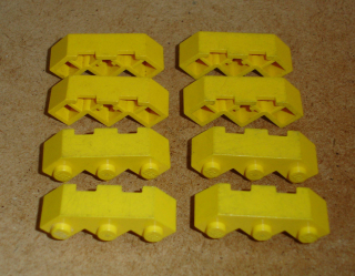 Lego 154565-2X (2462) speciální kostka facet (horší stav viz foto) 8 ks POUŽITÉ
