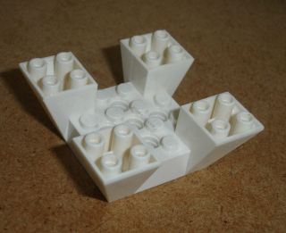 Lego 311760 (30373) šikmá, inverted 65 6x6x2 1 ks POUŽITÉ