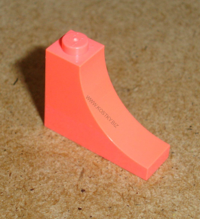 Lego 420560 (18653) zakulacená kostka inverted 1x3x2 1 ks POUŽITÉ