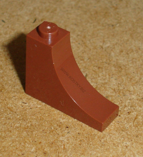 Lego 420650 (18653) zakulacená kostka inverted 1x3x2 1 ks POUŽITÉ