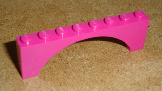 Lego 422270 (16577) mostový oblouk 1x8x2 1 ks POUŽITÉ