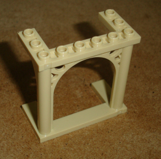 Lego 422625 (30613) mostový oblouk 3x6x5 brána 1 ks POUŽITÉ