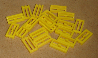 Lego 250936-X (2412b, 2412a) destička hladká speciální 1x2 mřížka 20 ks POUŽITÉ