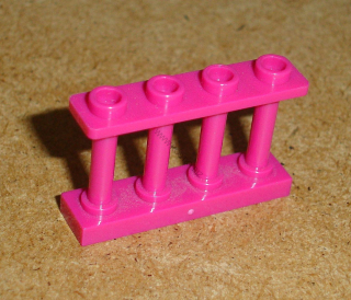 Lego 425365 (15332) plot, zábradlí 1x4x2 1 ks POUŽITÉ