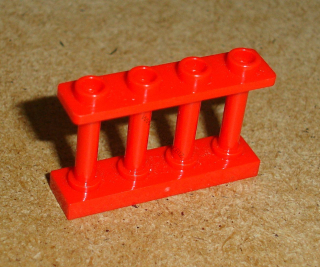 Lego 425390 (15332) plot, zábradlí 1x4x2 1 ks POUŽITÉ