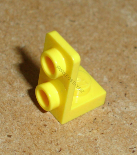 Lego 252410 (73825) bracket 1x1 - 1x2 inverted 1 ks POUŽITÉ