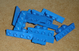 Lego 252665-X (2436b) bracket 1x2 - 1x4 10 ks POUŽITÉ