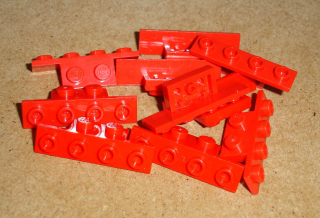 Lego 252725-X (2436) bracket 1x2 - 1x4 10 ks POUŽITÉ