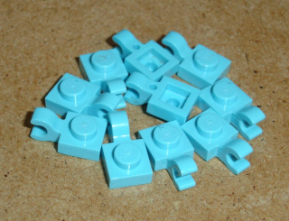 Lego 255235-X (61252) destička speciální 1x1 s klipem 10 ks POUŽITÉ