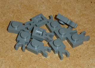Lego 255740-X (4085c) destička speciální 1x1 s klipem 10 ks POUŽITÉ