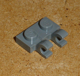 Lego 256370 (60470b) destička speciální 1x2, klip 1 ks POUŽITÉ
