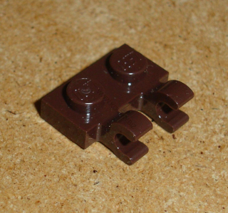 Lego 256375 (60470b) destička speciální 1x2, klip 1 ks POUŽITÉ