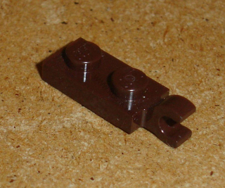 Lego 257420 (63868) destička speciální 1x2, klip 1 ks POUŽITÉ