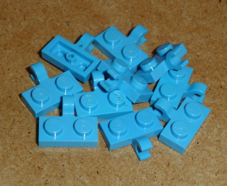 Lego 257555-X (11476) destička speciální 1x2, klip 10 ks POUŽITÉ
