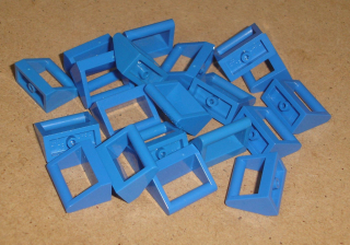 Lego 250960-X (2432) destička hladká speciální 1x2 s držadlem 20 ks POUŽITÉ