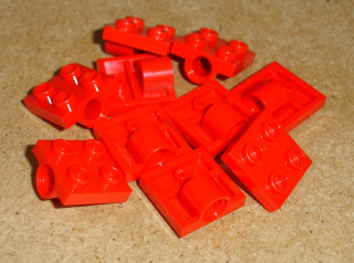 Lego 259665-X (10247) destička speciální 2x2, s dírou pro velký pin 10 ks POUŽITÉ