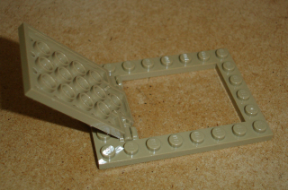 Lego 261786 (92107, 92099) rám 6x8 se dveřmi 4x6 POUŽITÉ