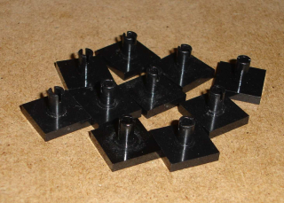 Lego 266375-X (2460) destička hladká speciální 2x2 s pinem 10 ks POUŽITÉ
