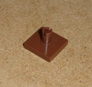 Lego 250993 (2460) destička hladká speciální 2x2 s pinem 1 ks POUŽITÉ