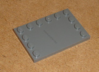 Lego 267365 (6180) destička hladká speciální 4x6 1 ks POUŽITÉ