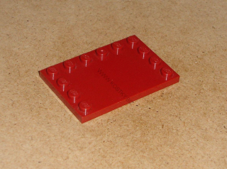 Lego 251055 (6180) destička hladká speciální 4x6 1 ks POUŽITÉ