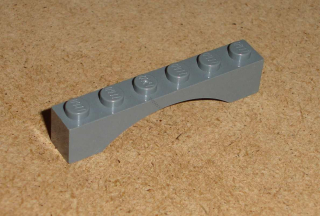 Lego 421490 (3455) mostový oblouk 1x6 1 ks POUŽITÉ
