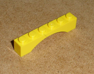 Lego 421540 (3455) mostový oblouk 1x6 1 ks POUŽITÉ