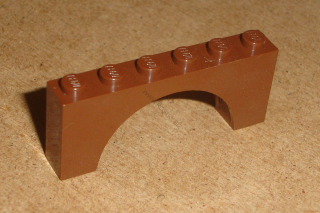 Lego 421770 (3307) mostový oblouk 1x6x2 1 ks POUŽITÉ