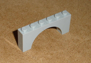 Lego 421805 (3307) mostový oblouk 1x6x2 1 ks POUŽITÉ